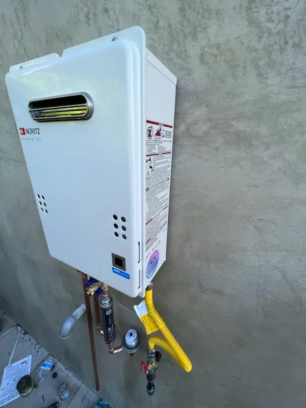Tankless water heater installation for Canyon Park homes